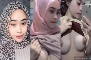 Hijaber Ketahuan Rekam Toket, Jilbab Turun Memek Keluar!