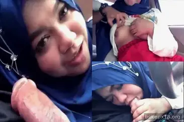 Ngentot pacar nakal di dalam mobil bikin greget